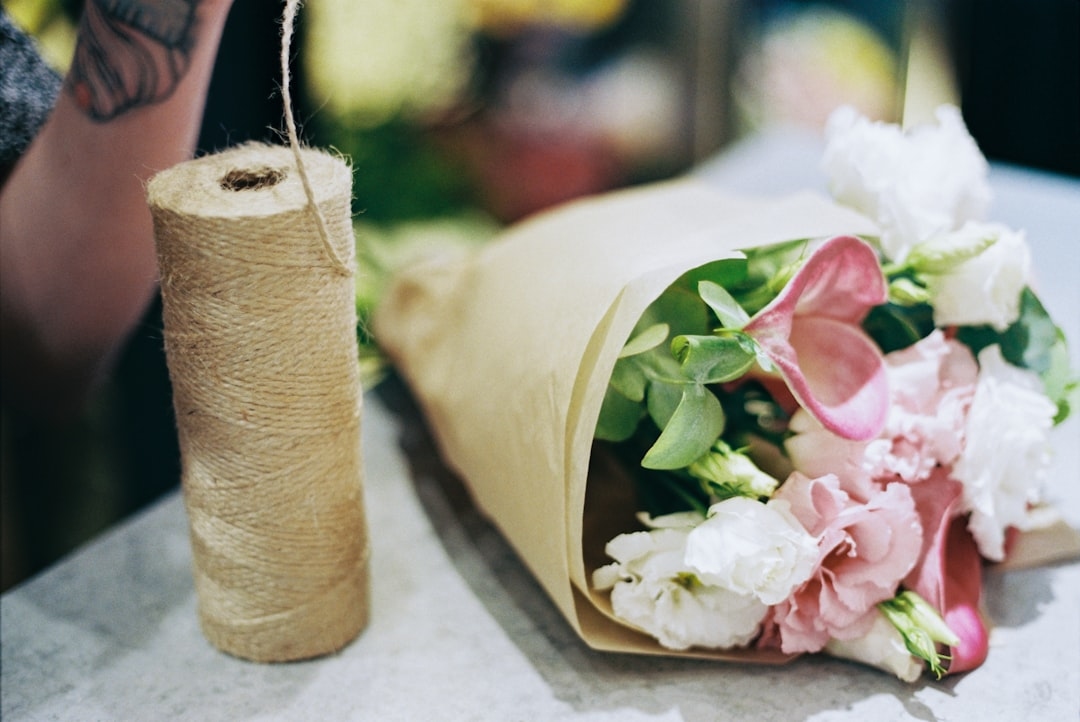 Compostable flower wrapping options